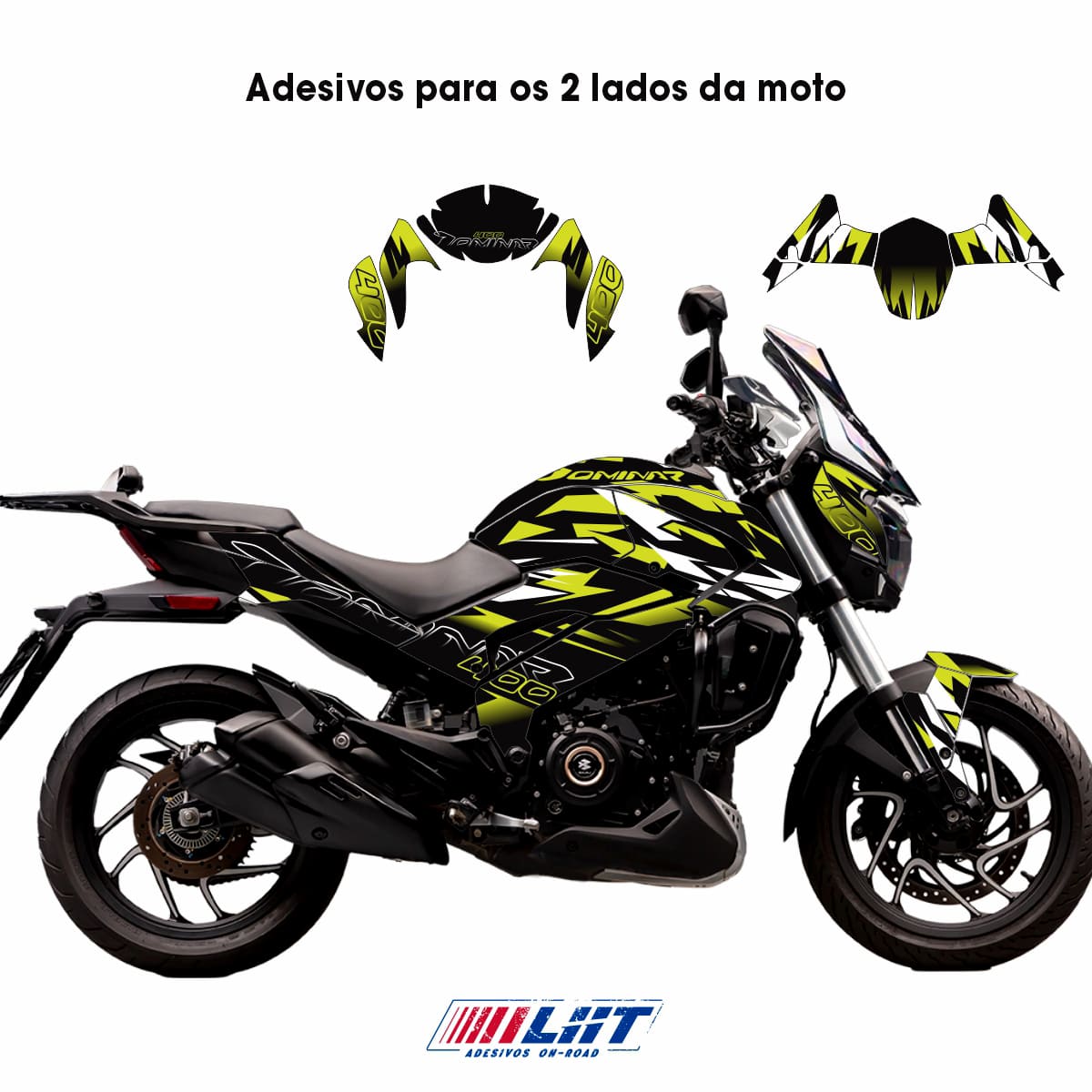 Adesivo Bajaj Dominar 400 Completo 2023/2026 - Spike Design - Imagem 3