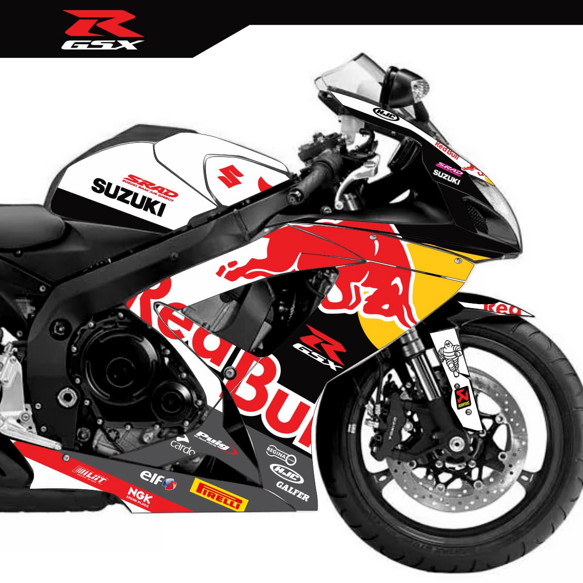 Adesivo Gsxr 750 Completo 2007/2008 - Bull Design - Imagem 4