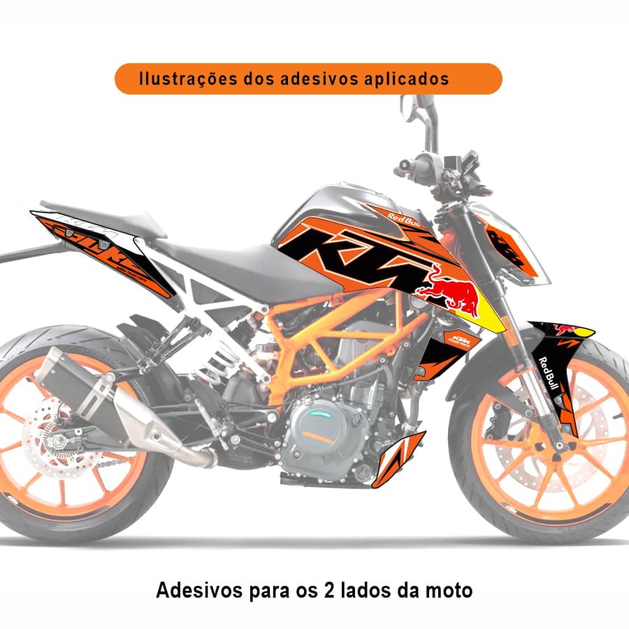 Adesivo Duke 390 Ktm Completo - Bull Standard - Imagem 2