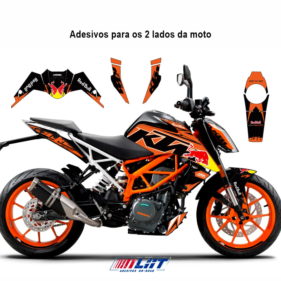 Adesivo Duke 390 Ktm Completo - Bull Standard - Imagem 3