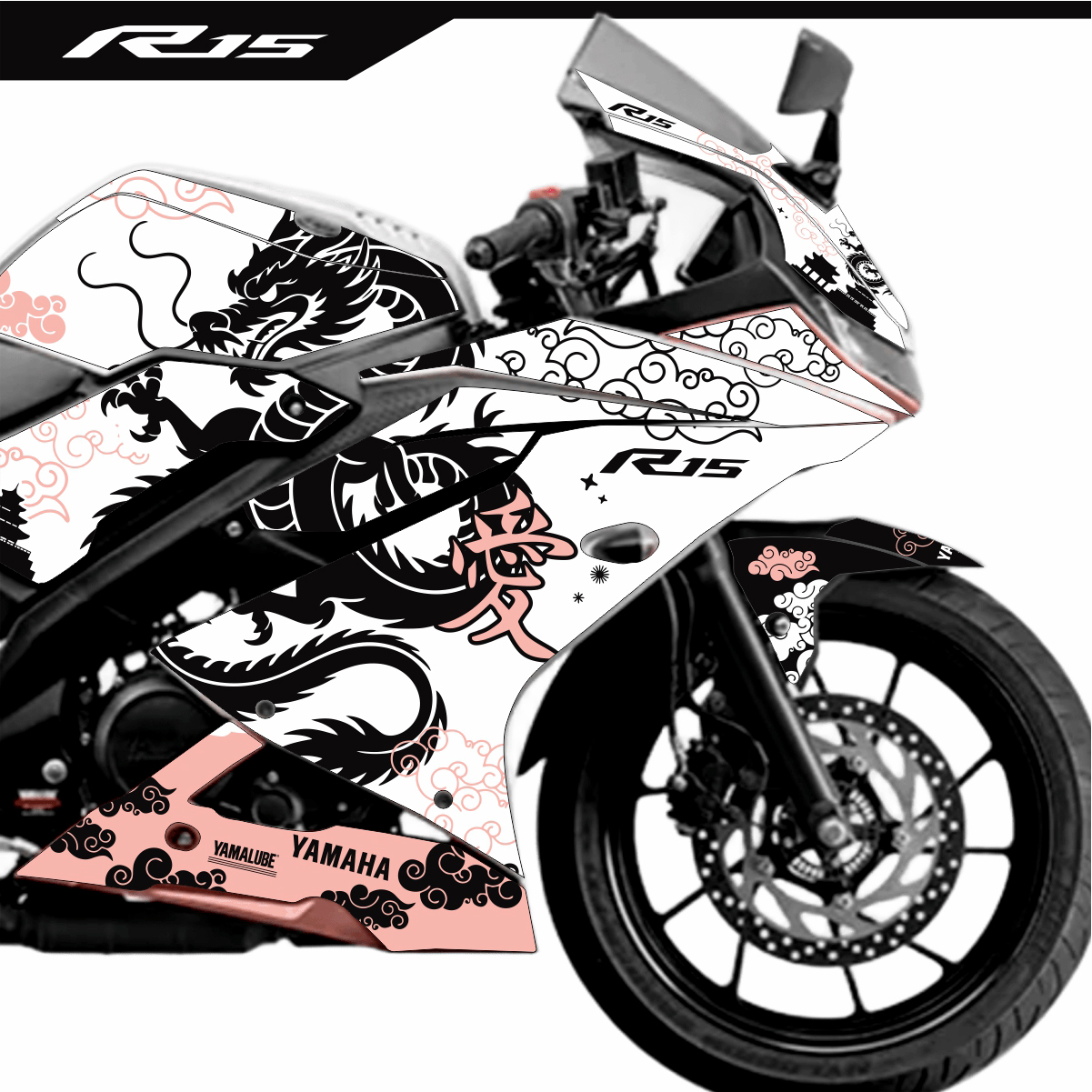 Adesivo R15 Yzf V3 Completo 2019/2026 - Dragão Oriental - Imagem 6