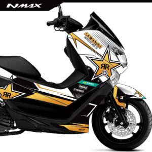 Adesivo Nmax 160 Completo 2015/2020 - Rockstar Energy
