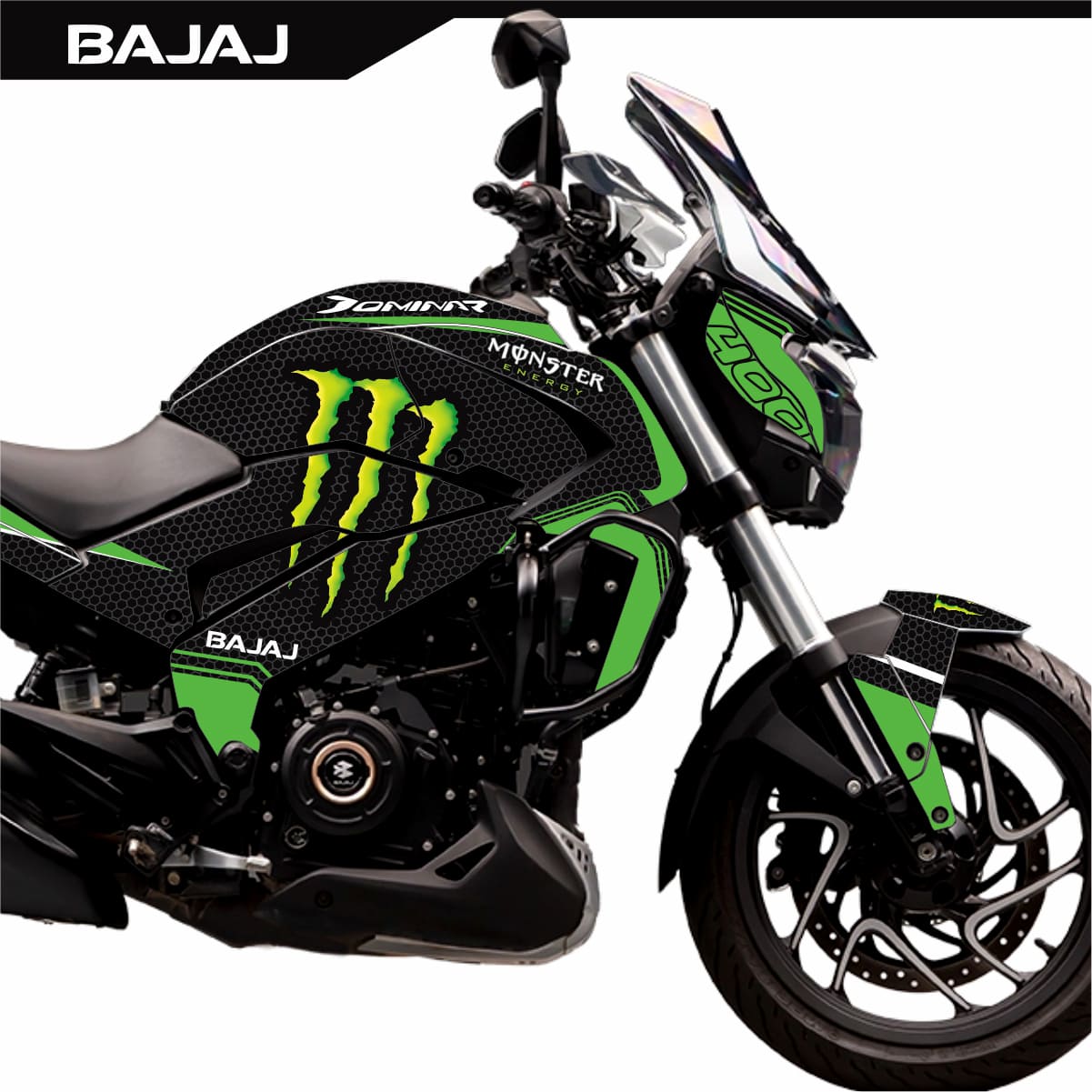 Adesivo Bajaj Dominar 400 Completo 2023/2026 - M. Energy Design