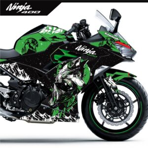 Adesivo Ninja 400 Completo 2018/2024 - Wolf Design
