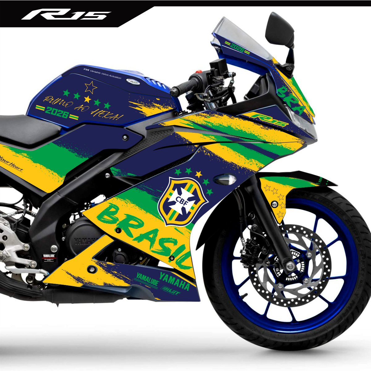 Adesivo R15 Yzf V3 Completo 2019/2026 - Brasil Edição Especial
